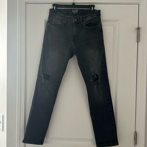 Vintage Style Skinny Black Jeans